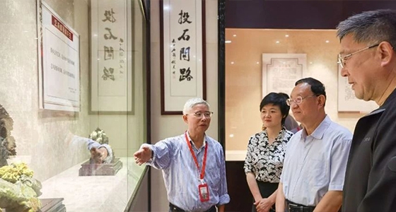 全國人大教科文衛委員會主任委員雒樹剛率調研組參觀安特·倪東方藝術博物館