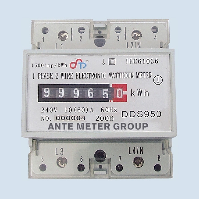 DDS950型 單相電子式電能（導軌安裝式）