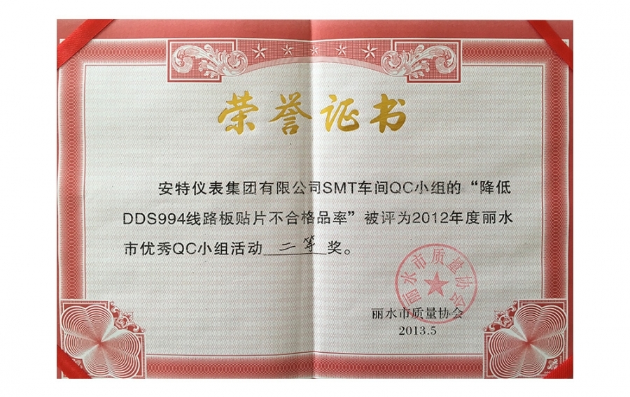 市優秀QC小組